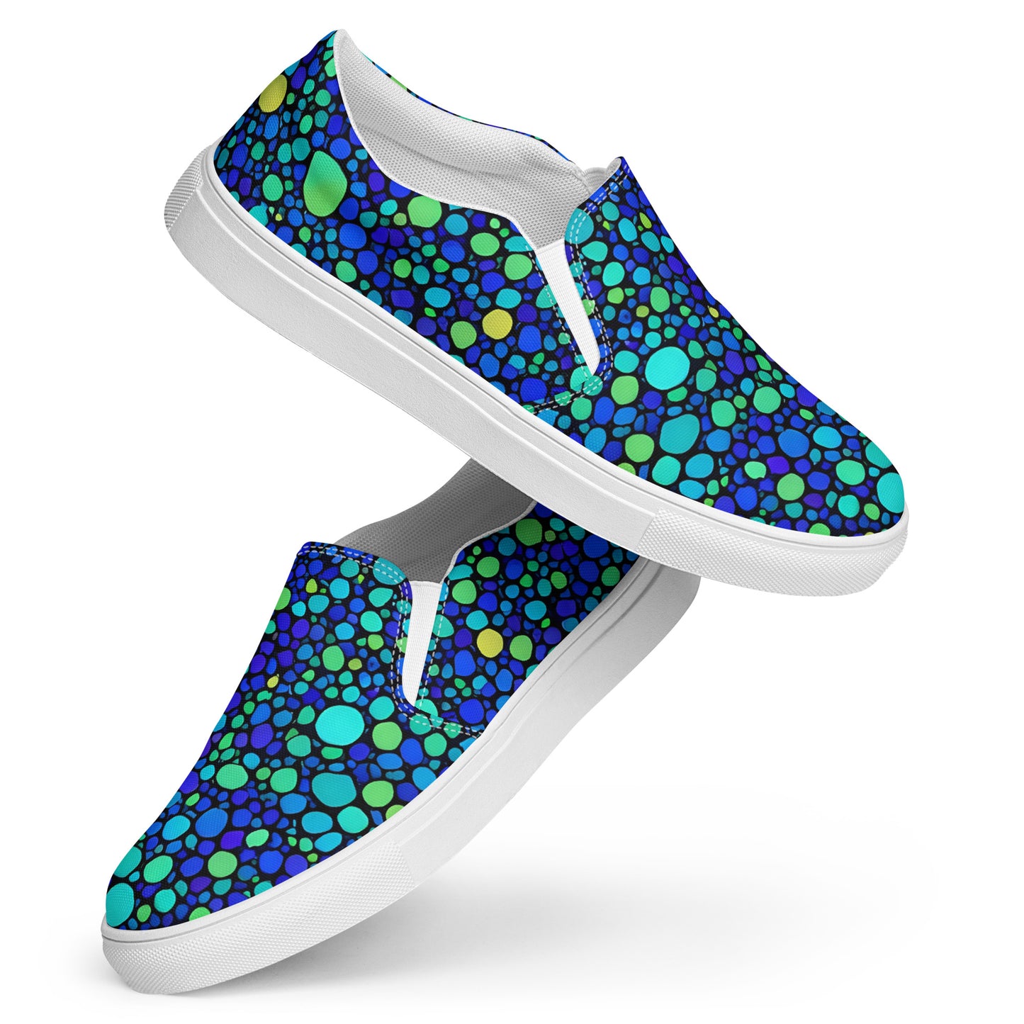 Women’s Blu Spek Slip on Canvas Shoes
