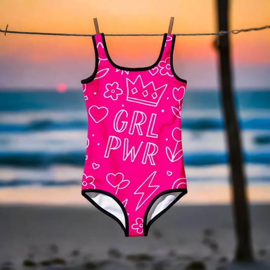 All-Over Print Kids Swimsuit