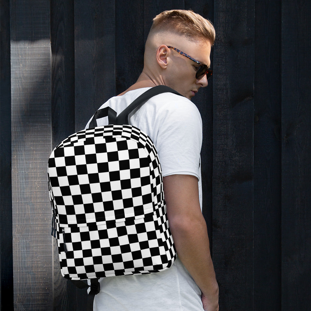 Medium Checker Backpack