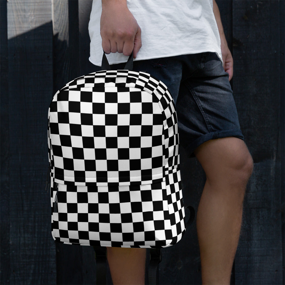 Medium Checker Backpack