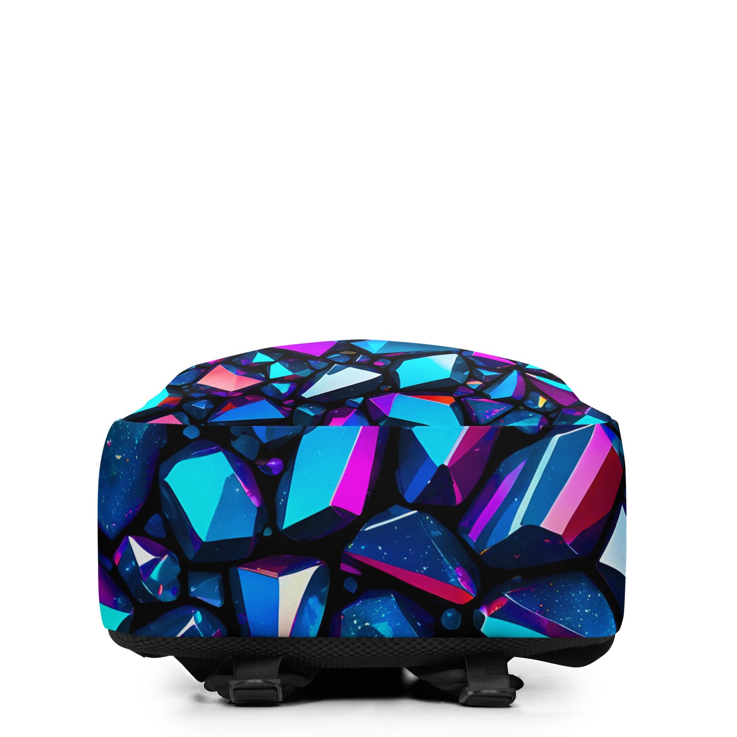 Iridescent Crystal Print Minimalist Backpack