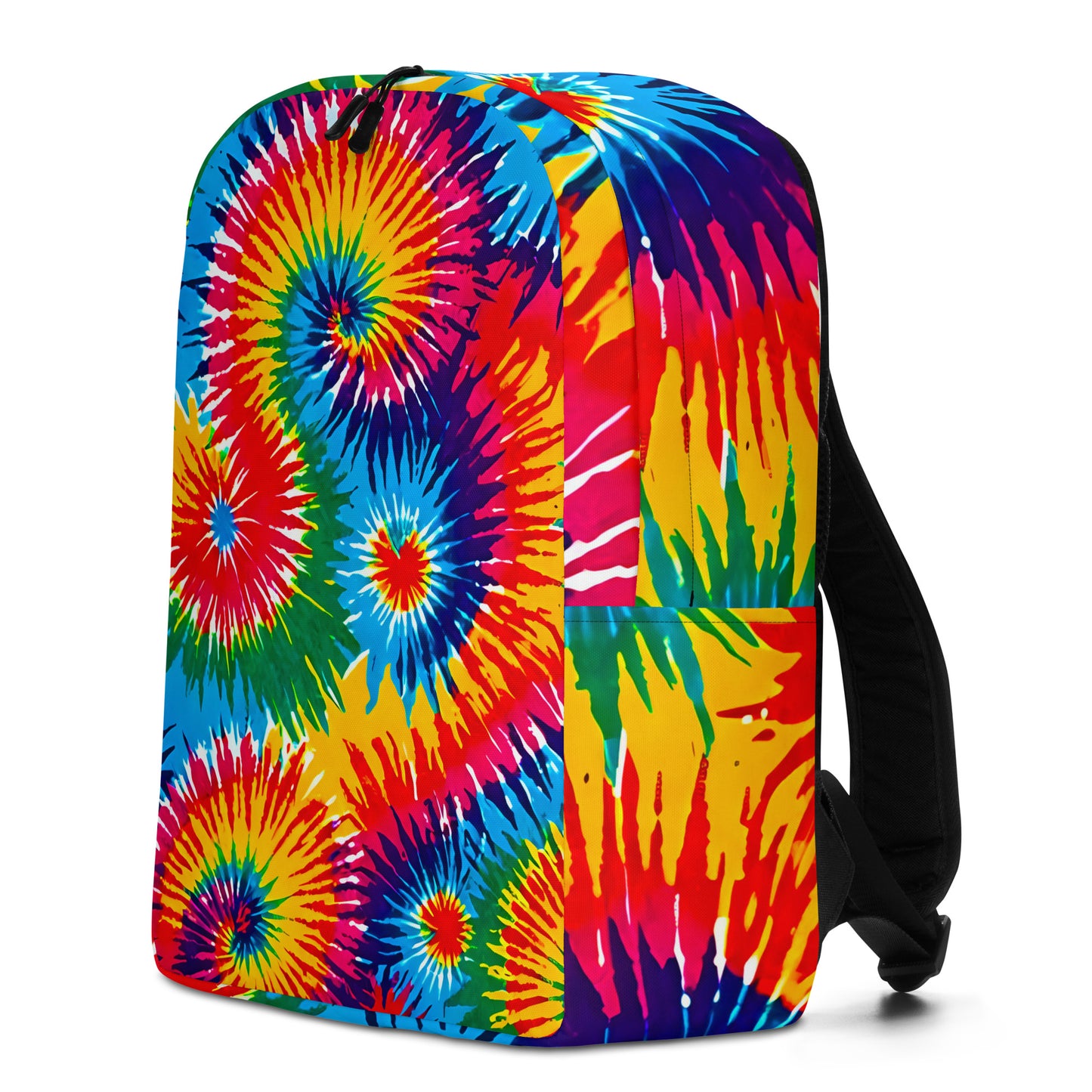 Tie-Dye Print Minimalist Backpack