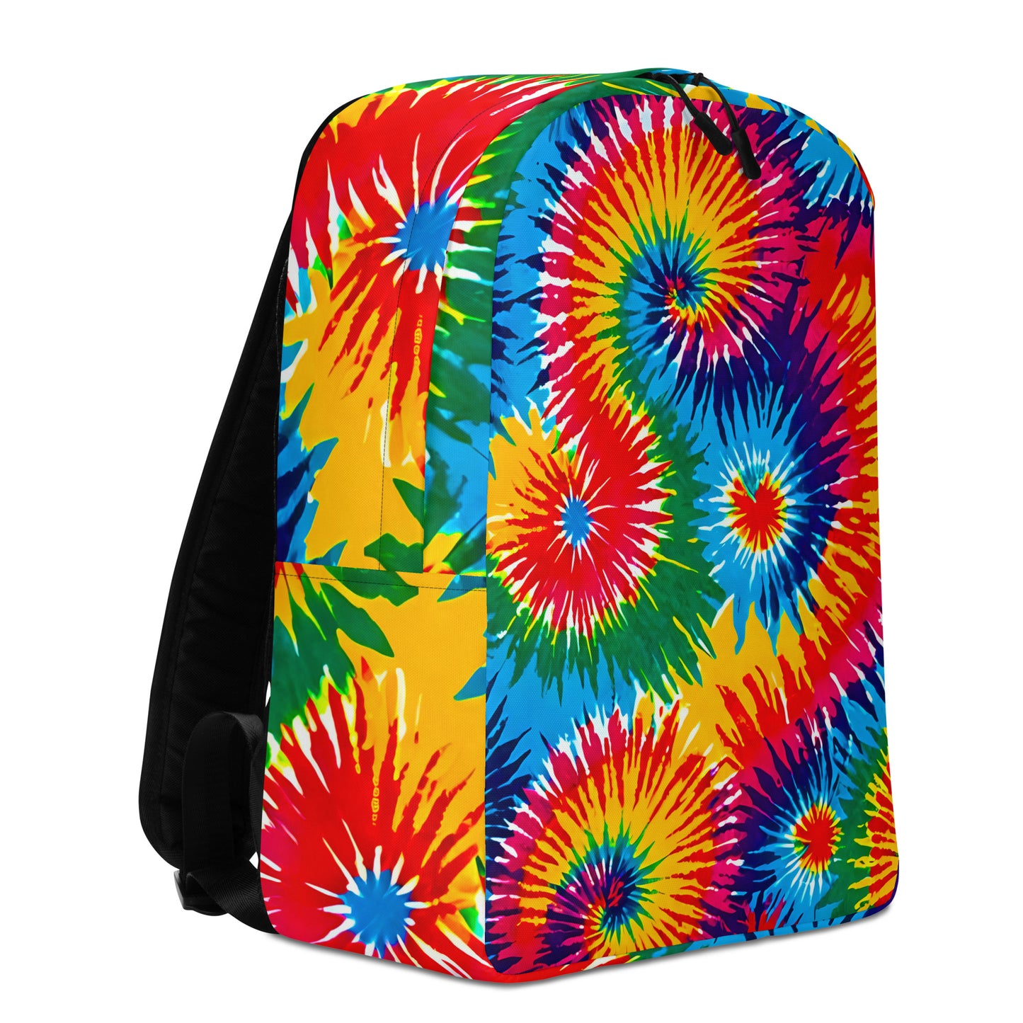 Tie-Dye Print Minimalist Backpack