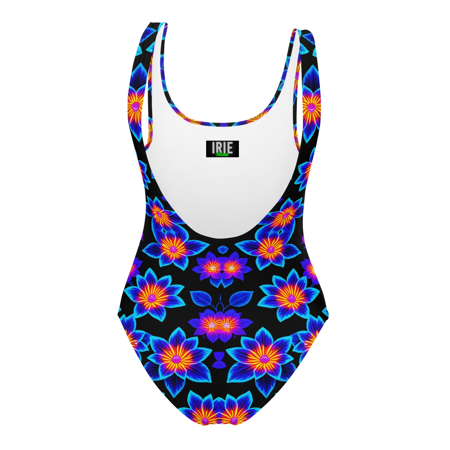 Ultraviolet Flowers One-Piece Swimsuit