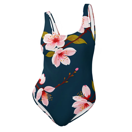 Cherry Blossom One-Piece Swimsuit