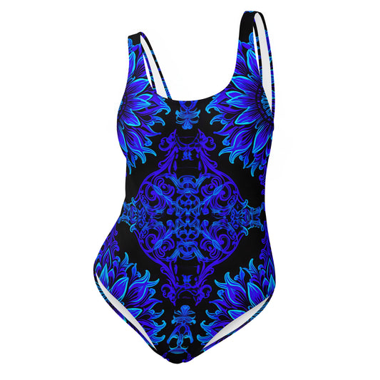 Ultraviolet Floral One-Piece Swimsuit