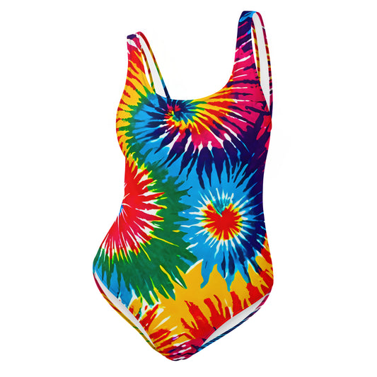 Tie-Dye One-Piece Swimsuit