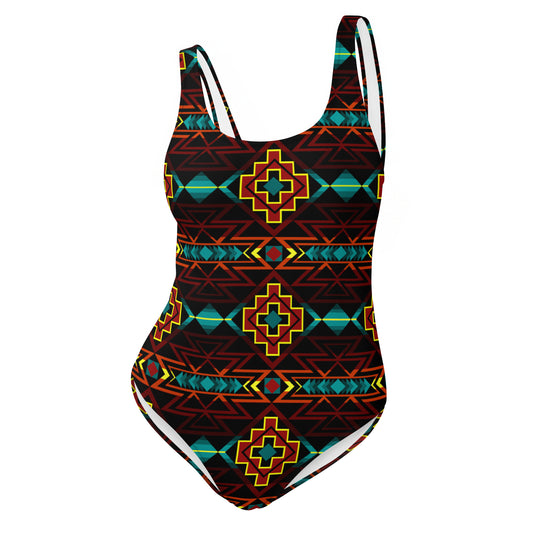 Southwest Print One-Piece Swimsuit