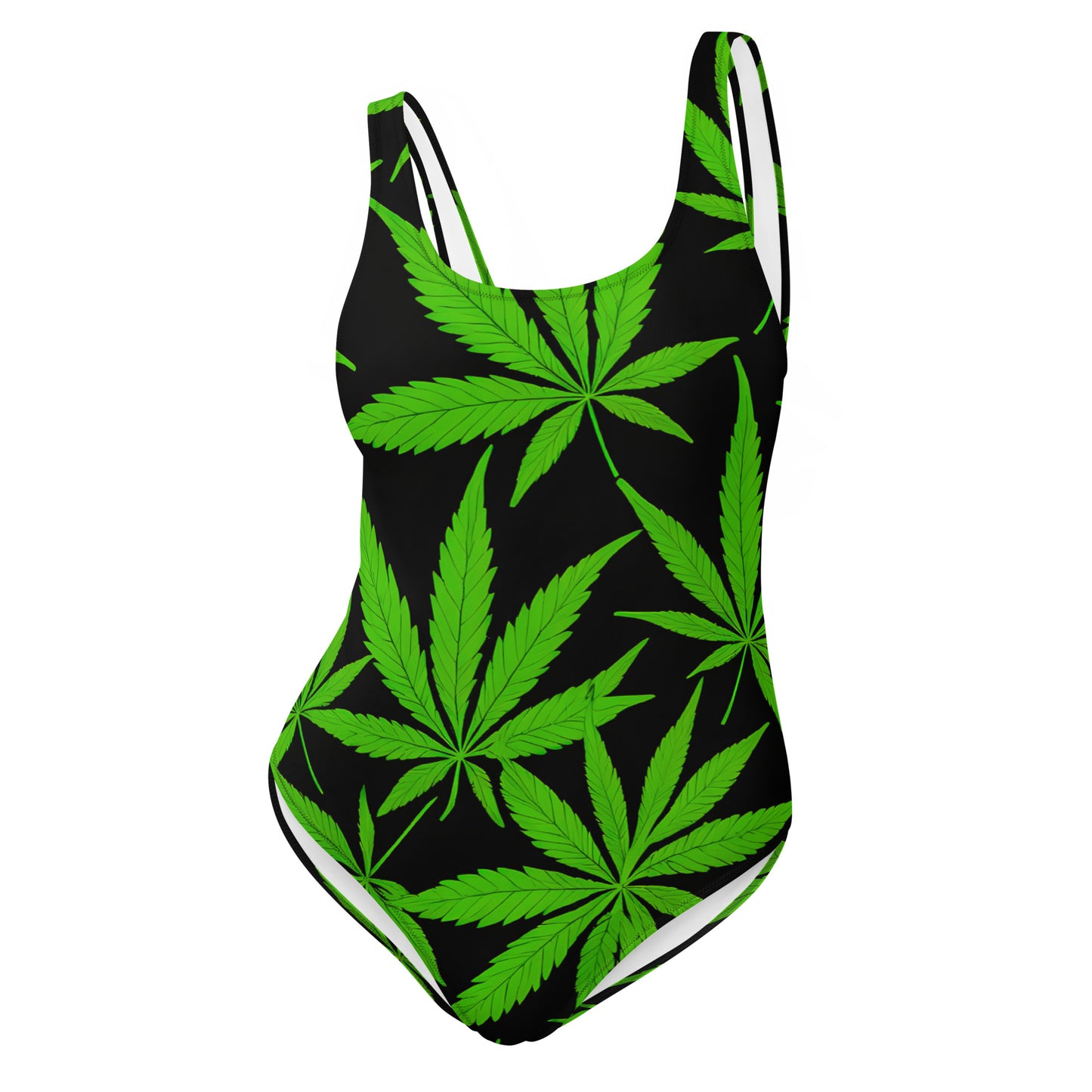 Pot leaf One-Piece Swimsuit