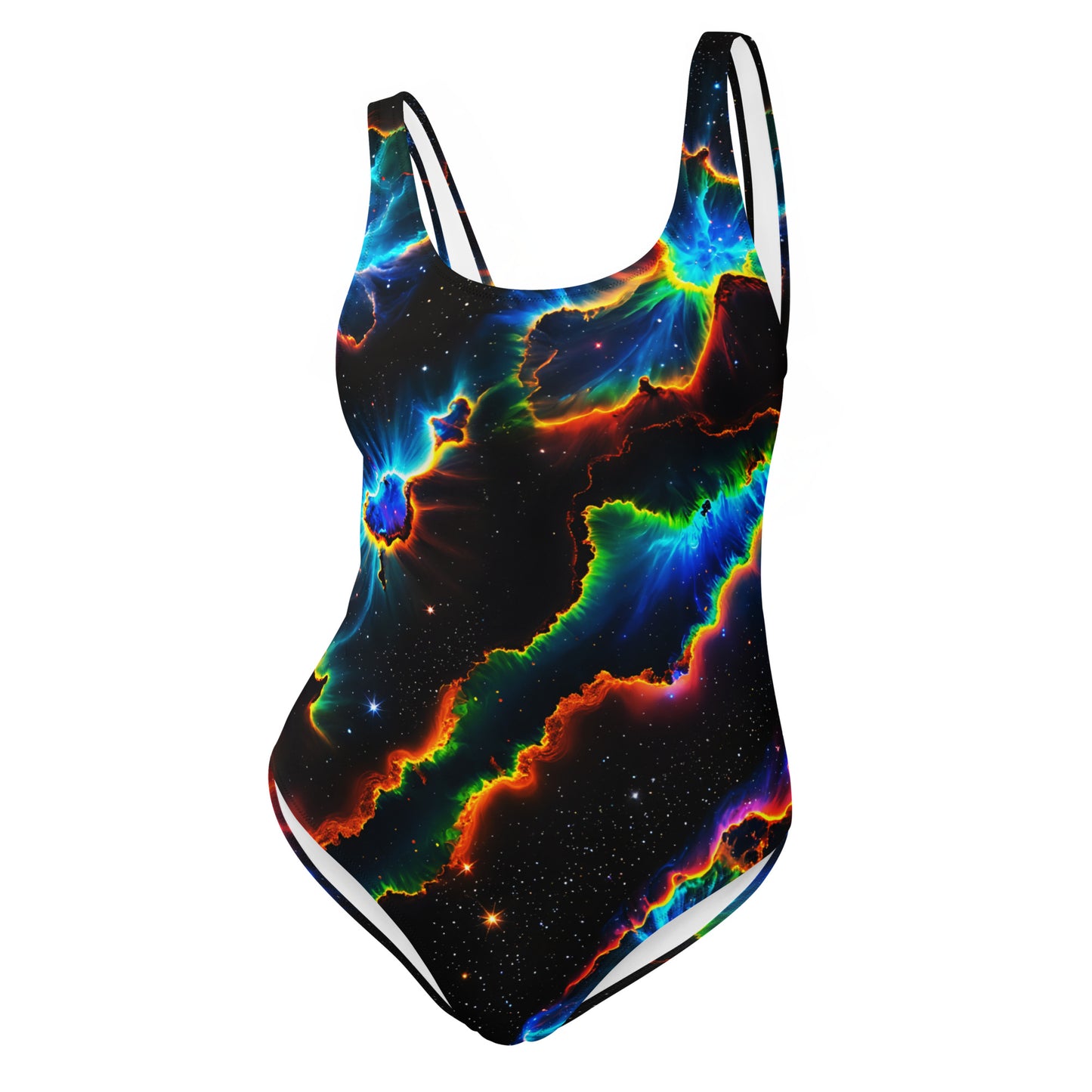 Tears in Space One-Piece Swimsuit