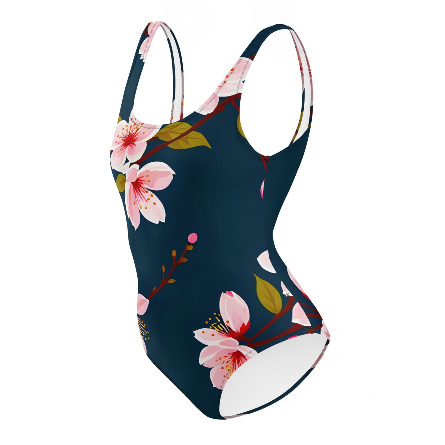 Cherry Blossom One-Piece Swimsuit