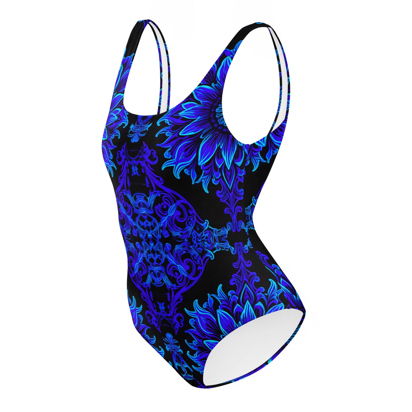 Ultraviolet Floral One-Piece Swimsuit