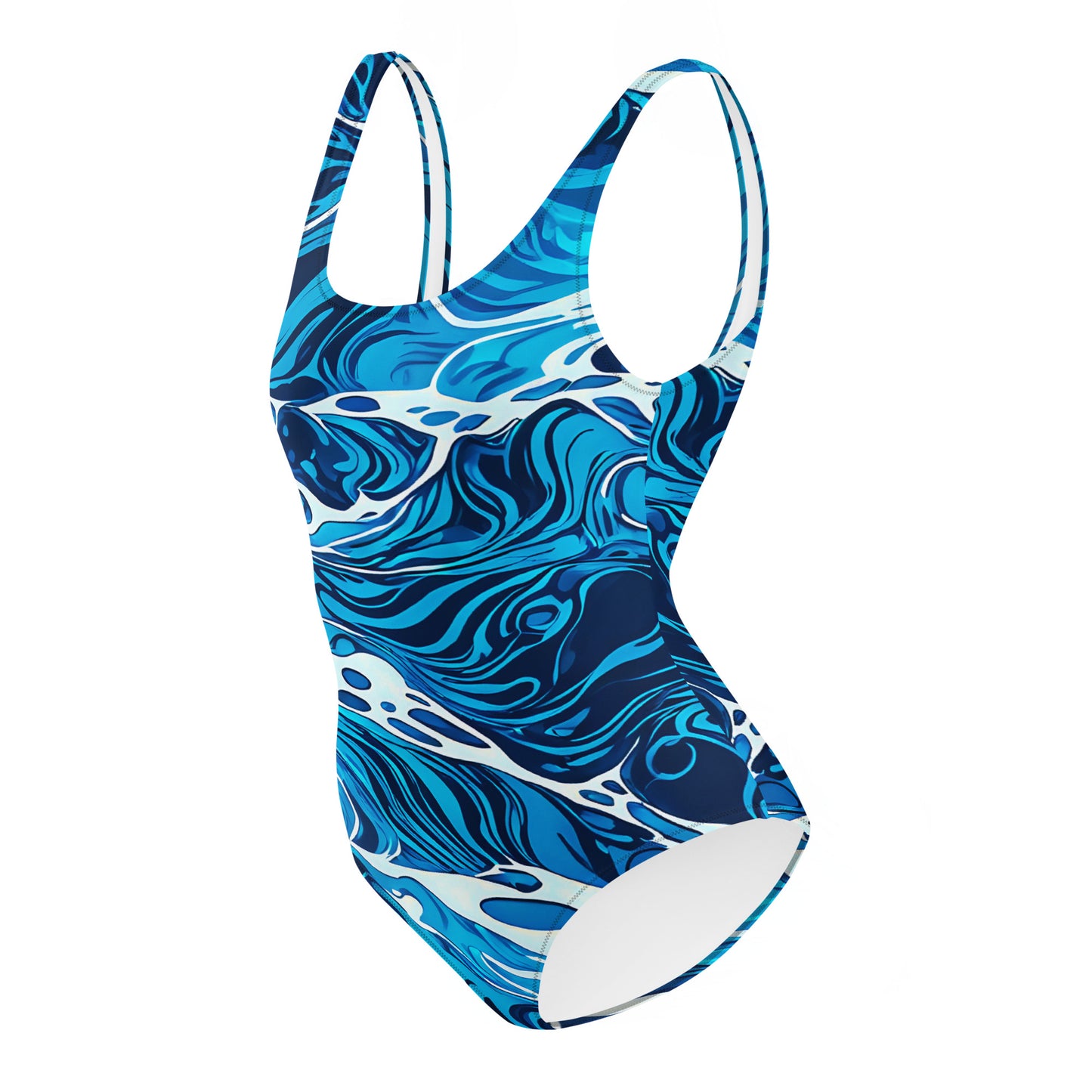 Pool Water One-Piece Swimsuit