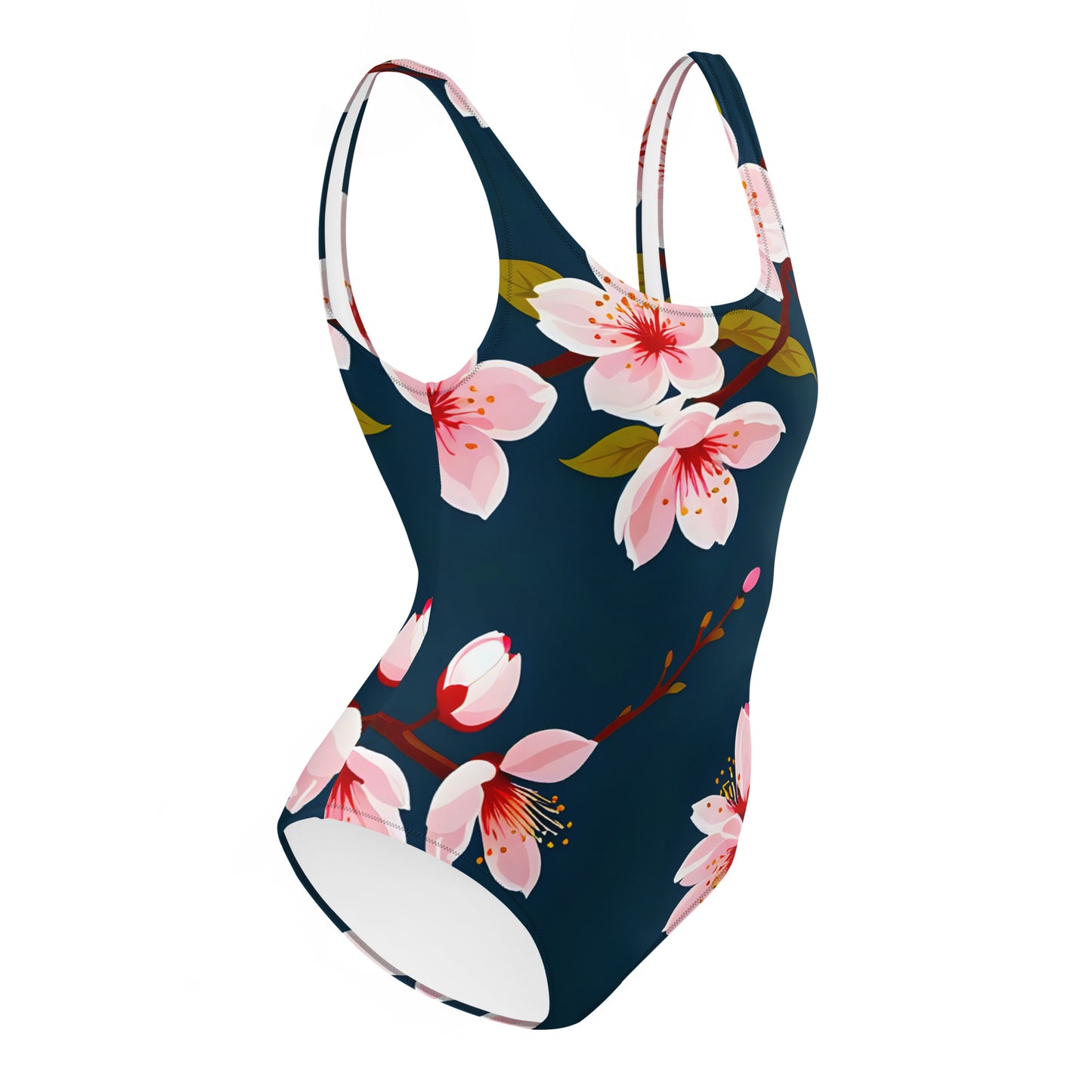 Cherry Blossom One-Piece Swimsuit