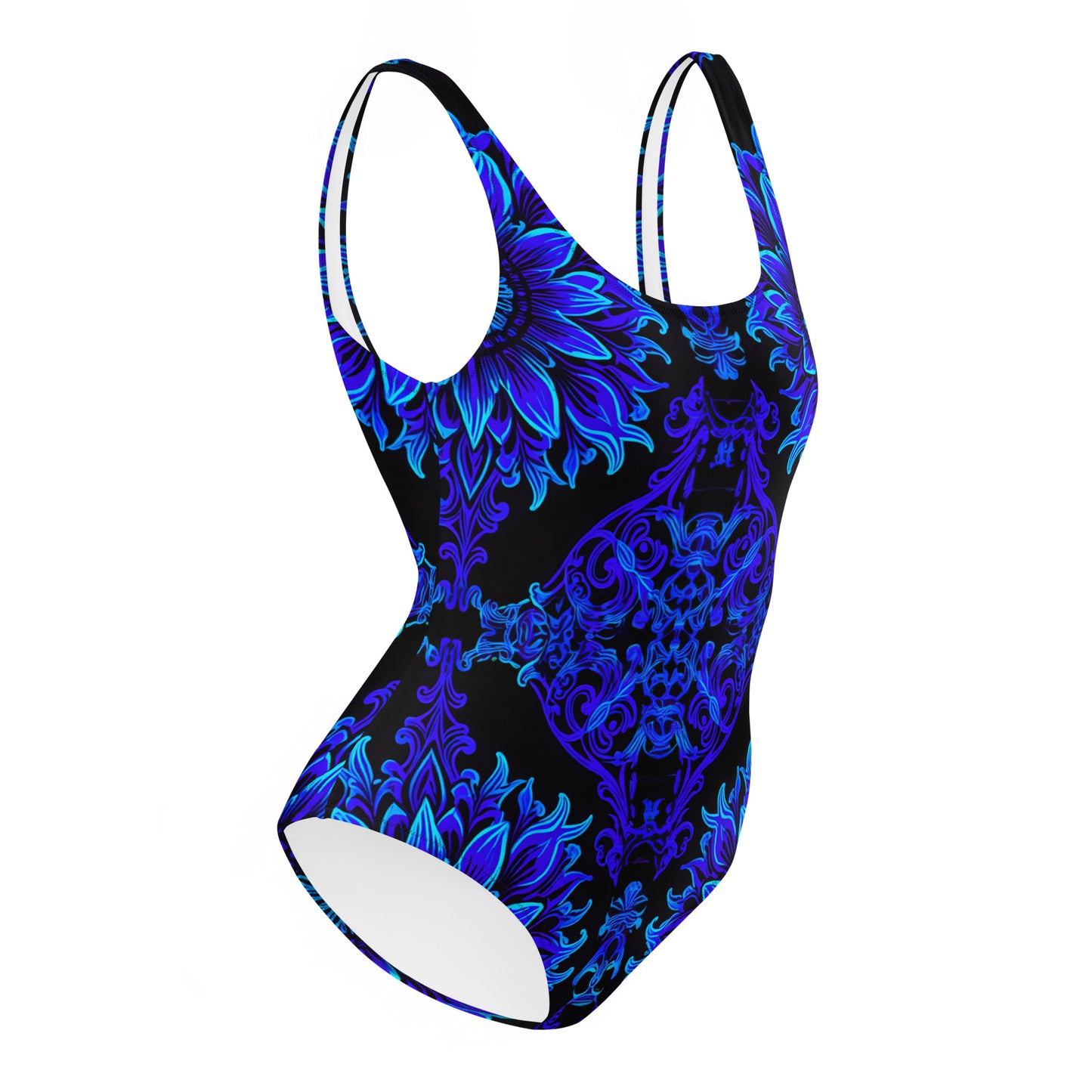 Ultraviolet Floral One-Piece Swimsuit