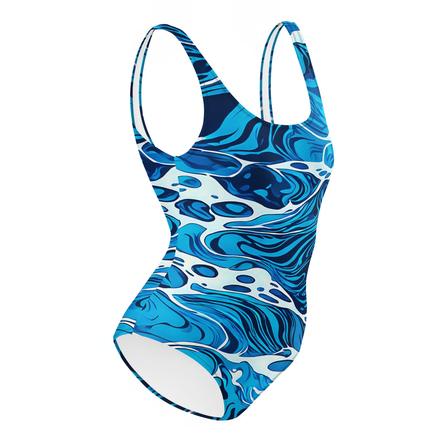 Pool Water One-Piece Swimsuit