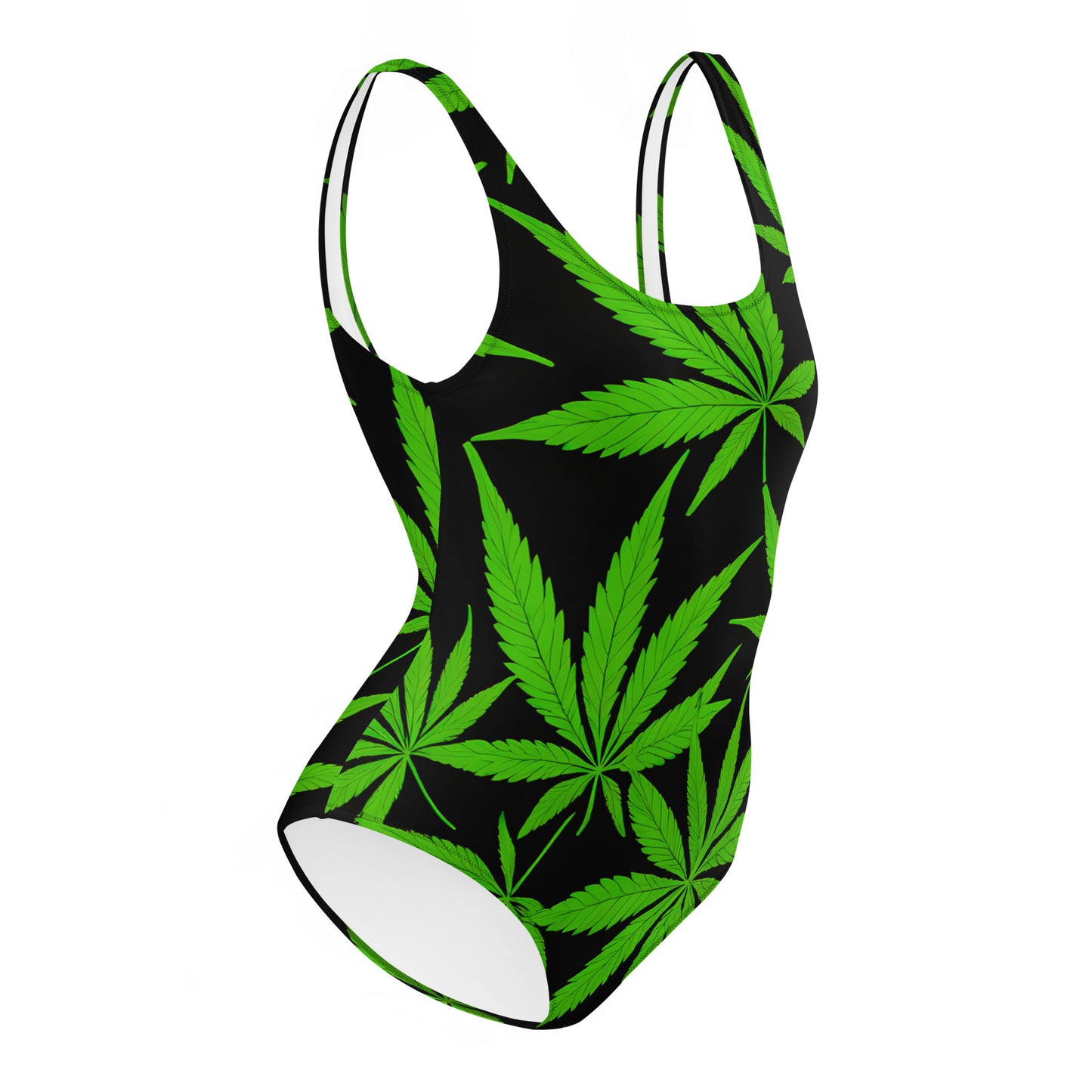 Pot leaf One-Piece Swimsuit