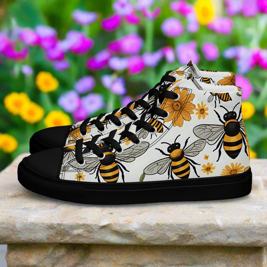 Women’s Queen Bee High Top Canvas Shoes