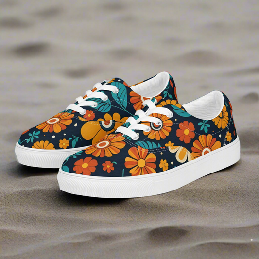 Women’s 1980's Floral Sneakers