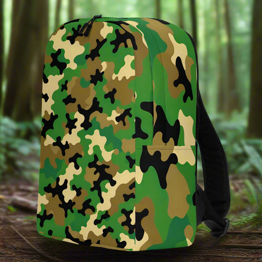 Classic Camo Print Minimalist Backpack