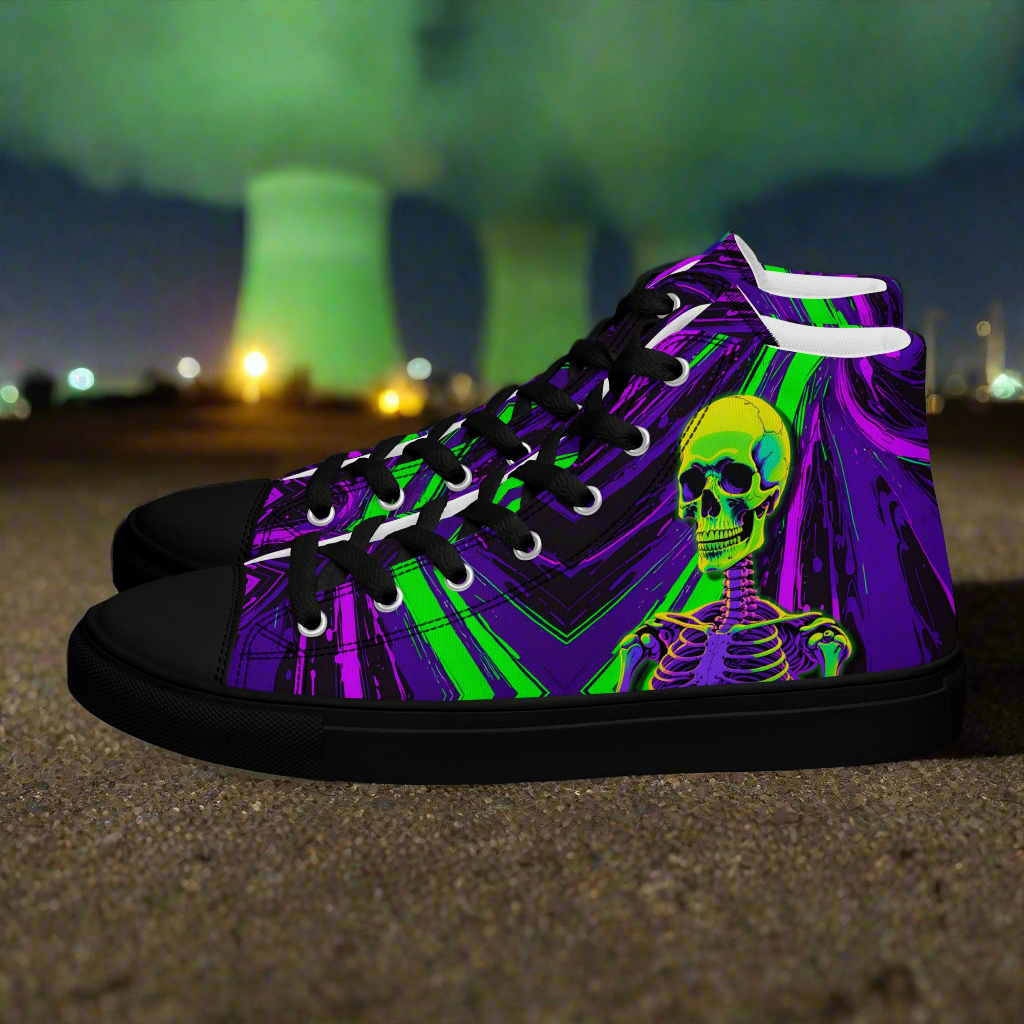 Women’s Toxic Grave high top canvas shoes