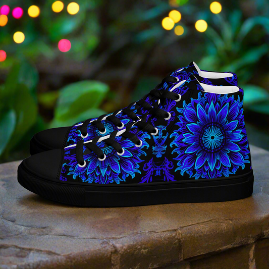 Women’s Ultraviolet high top canvas shoes