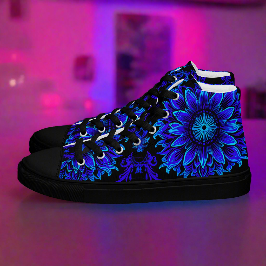 Men's Ultraviolet high top canvas shoes