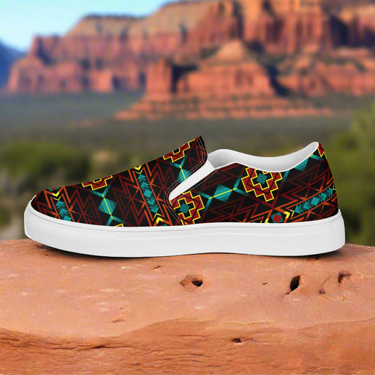 Women’s Southwest Print slip-ons