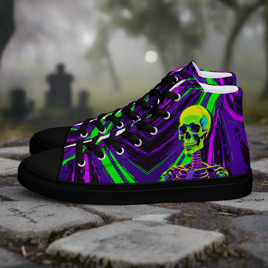 Men's Toxic Grave high top canvas shoes