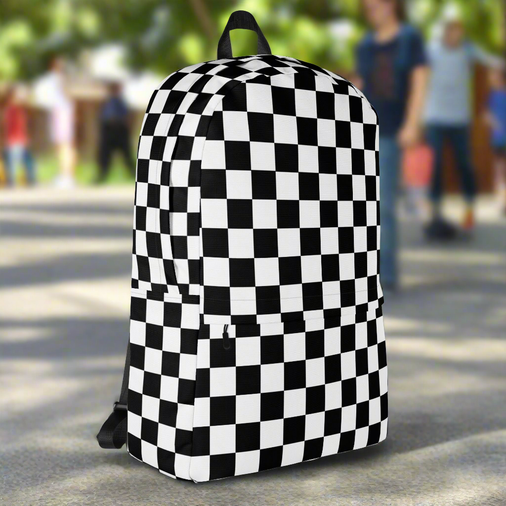 Medium Checker Backpack