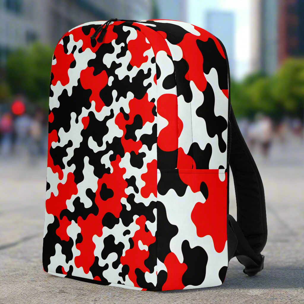 Urban Camo Print Minimalist Backpack