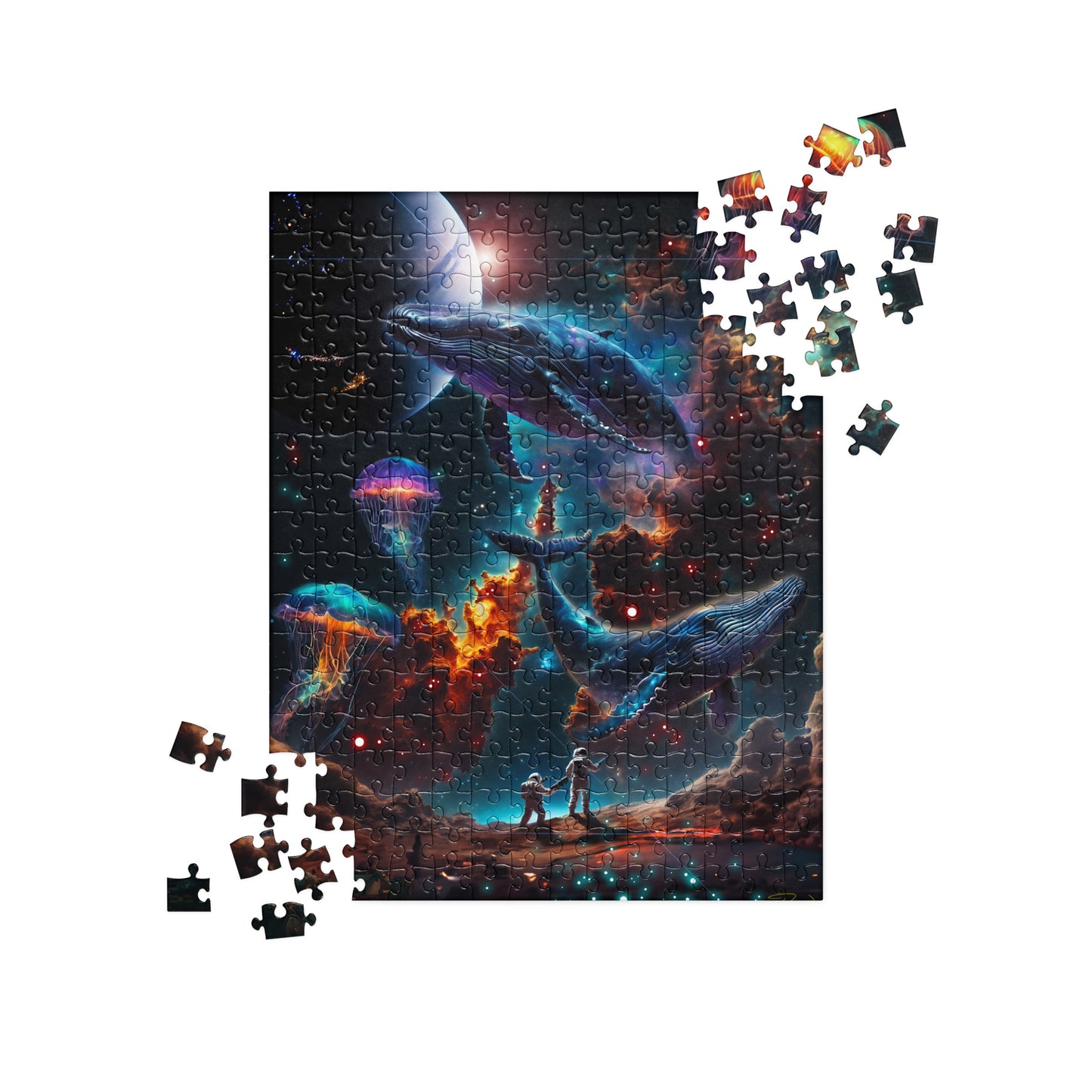 Space Whales Jigsaw puzzle