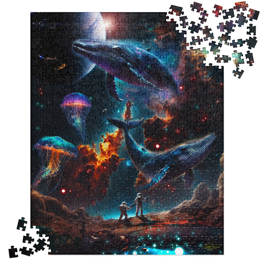 Space Whales Jigsaw puzzle