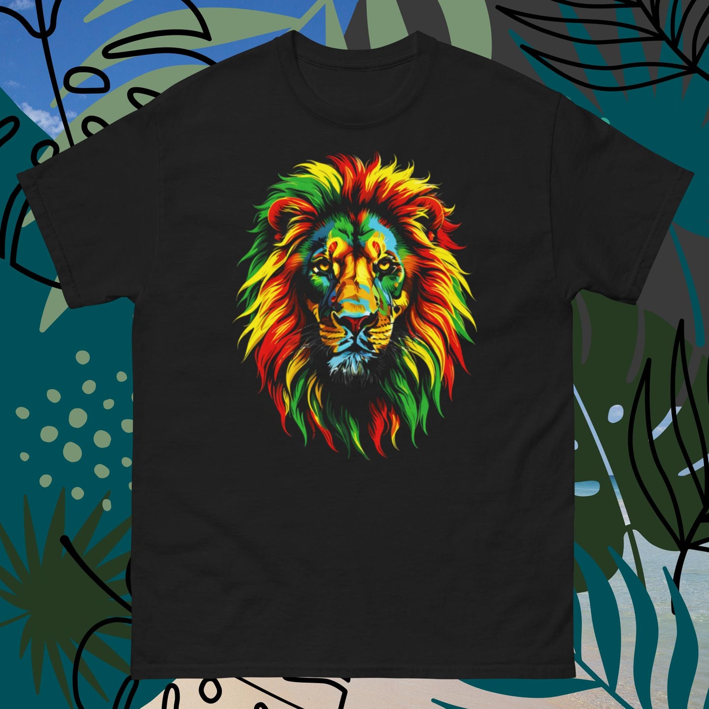 Unisex Rasta Lion Tee