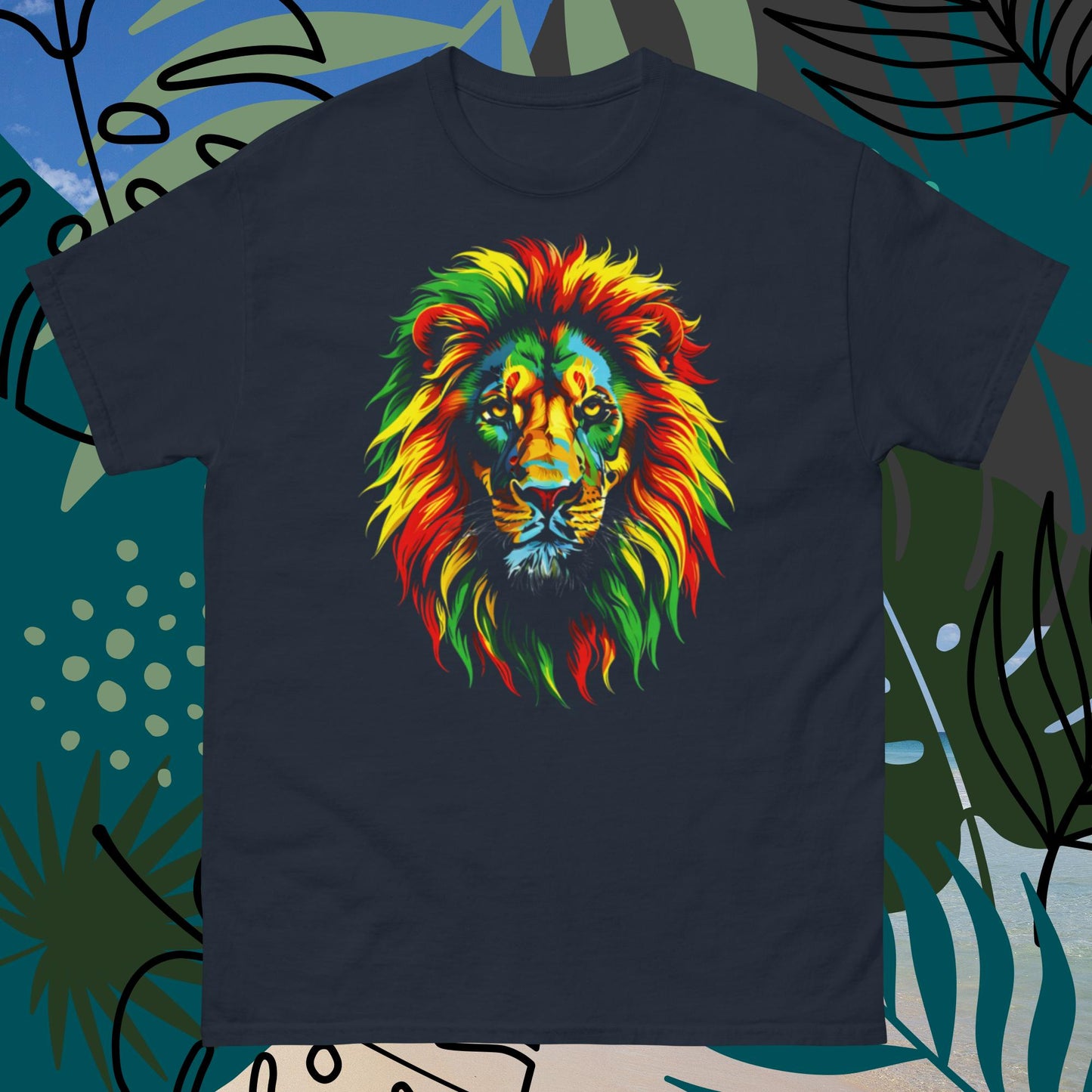 Unisex Rasta Lion Tee