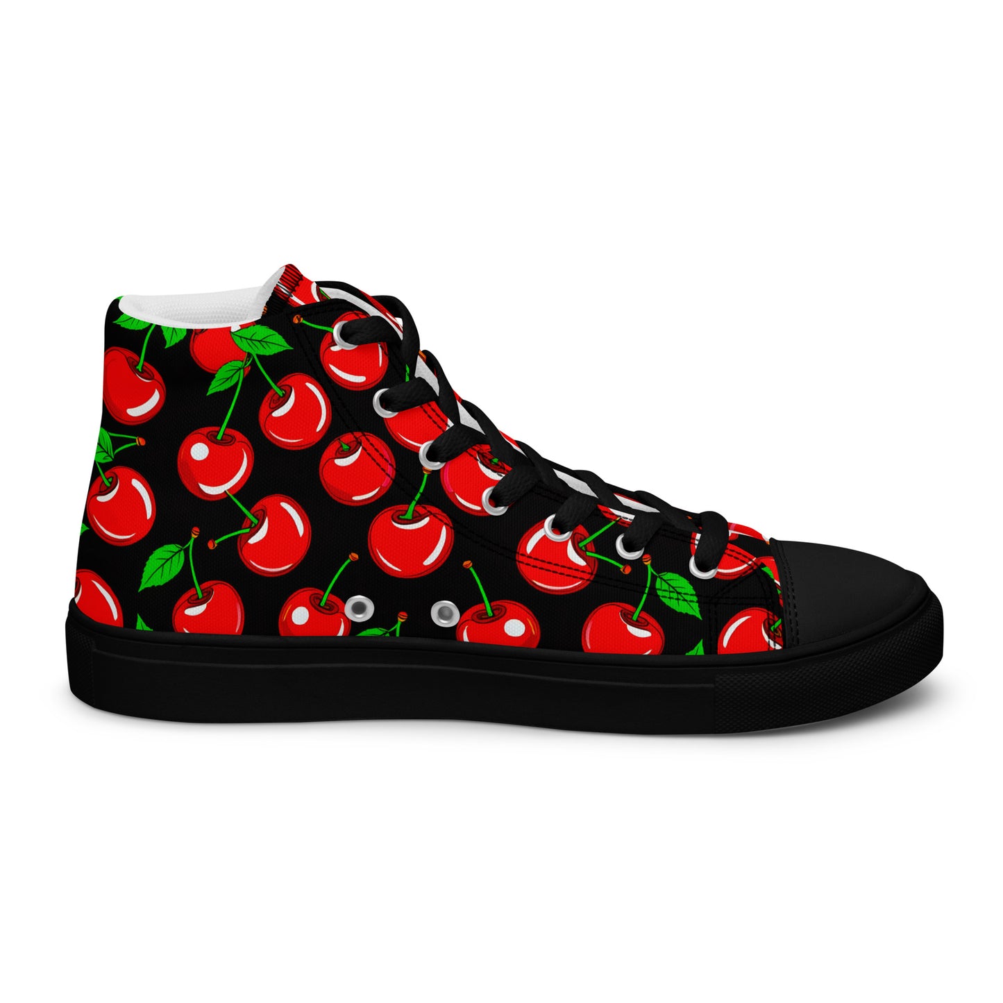 Men's Cherry high top canvas shoes