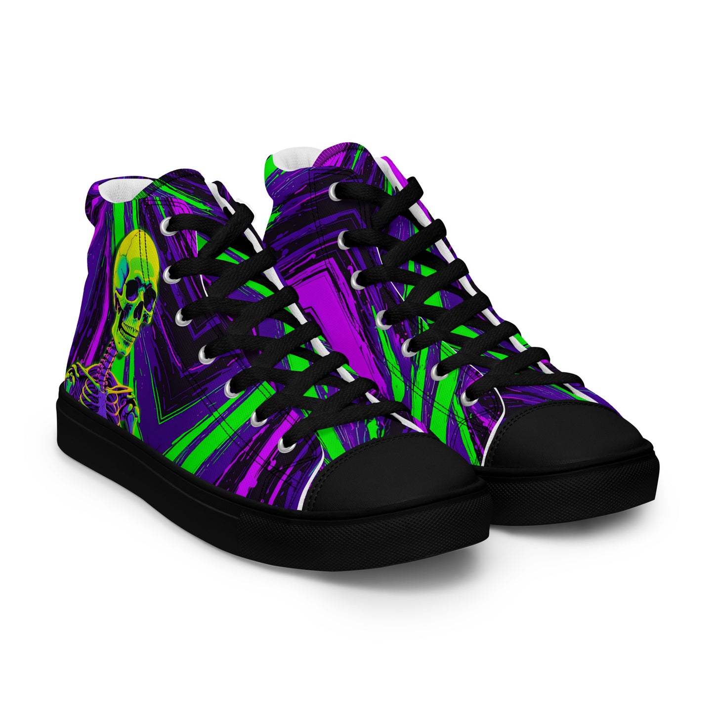 Men's Toxic Grave high top canvas shoes