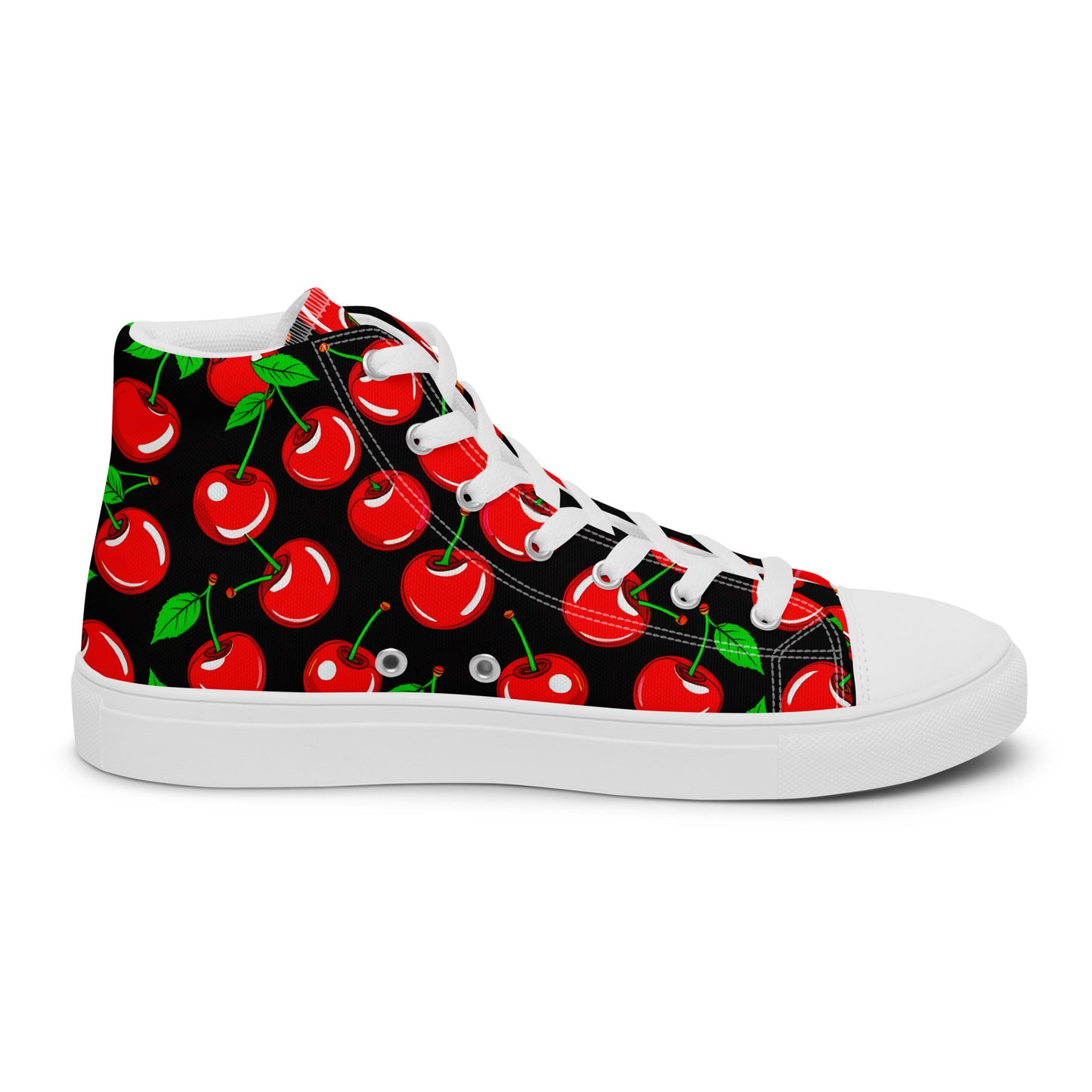 Men's Cherry high top canvas shoes