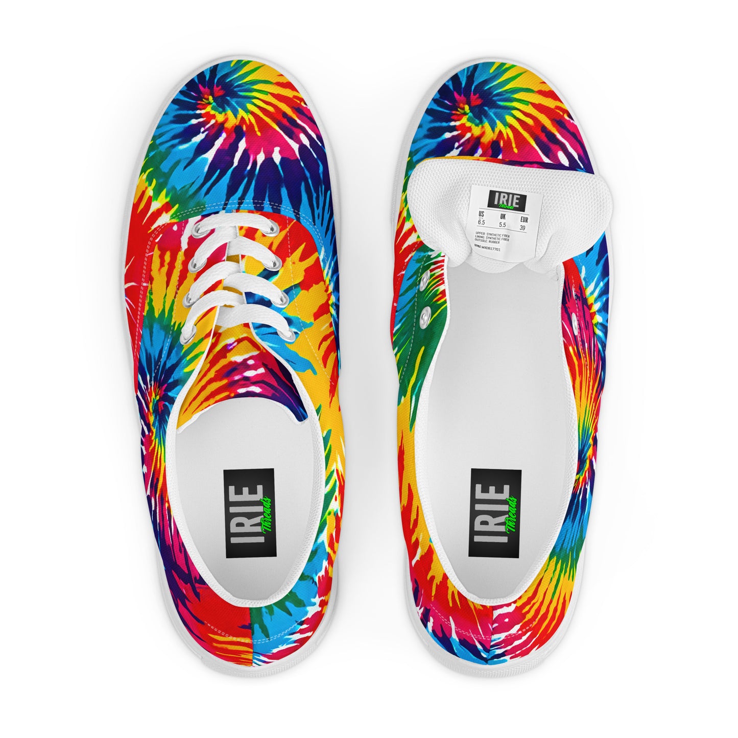 Men’s Tie-Dye lace-up canvas shoes