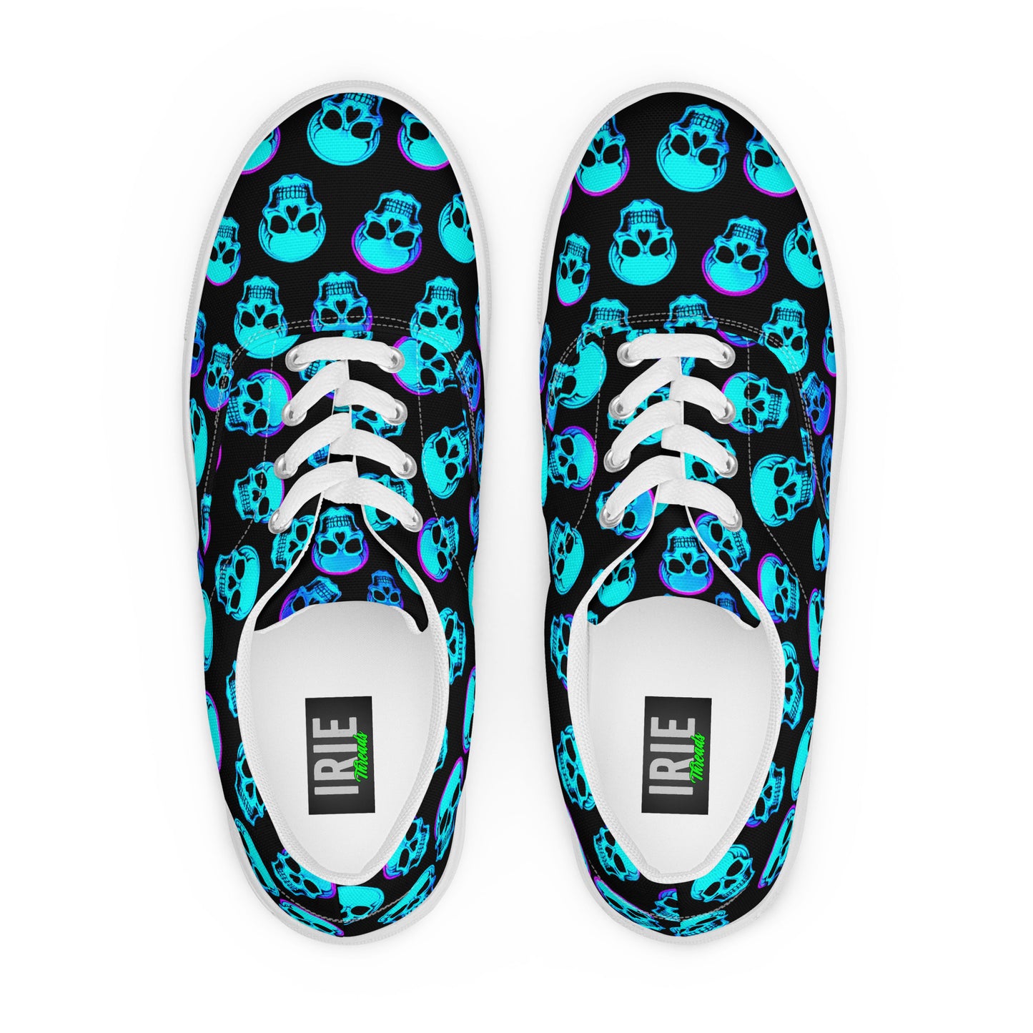 Men's Neon Skull Sneakers