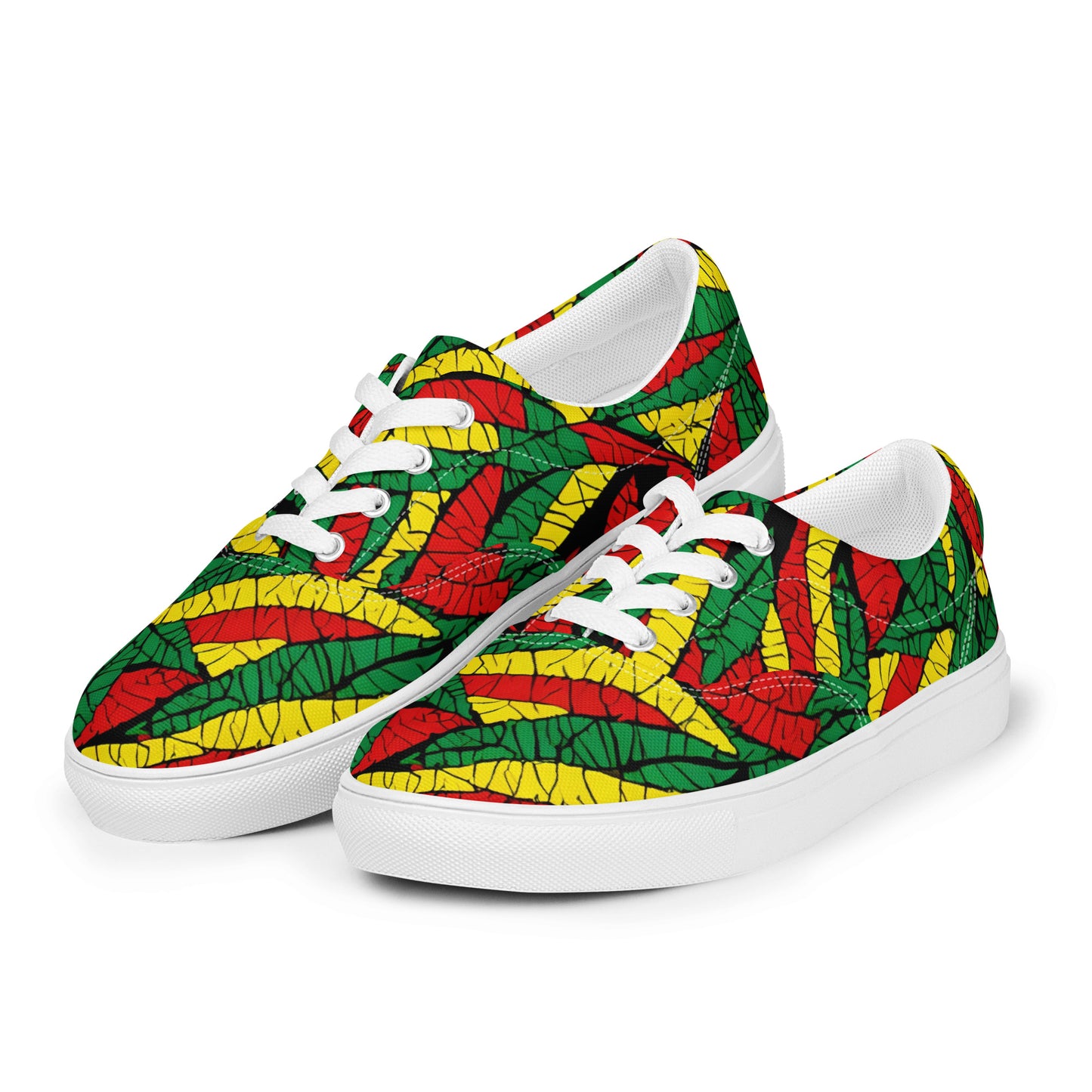 Men’s Rasta Print Sneakers