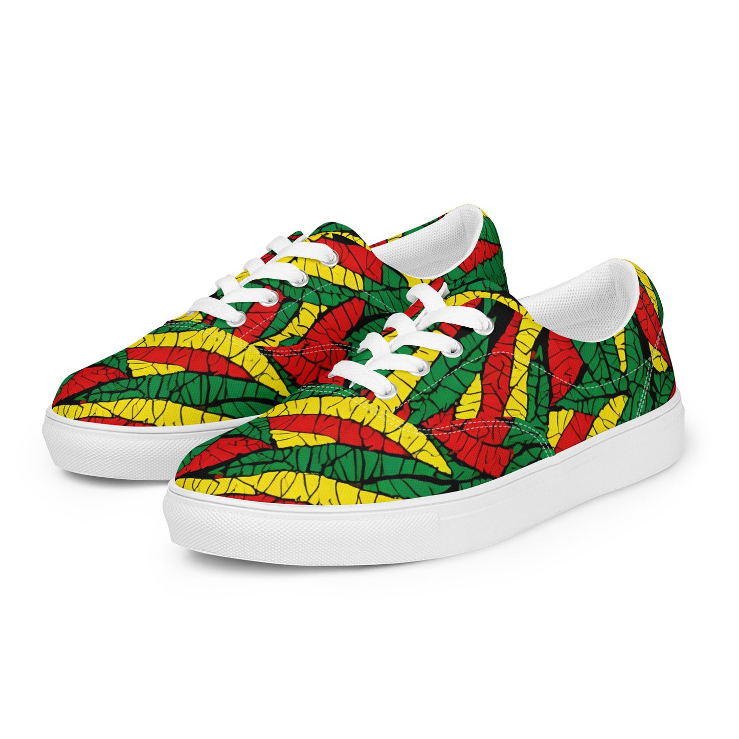 Men’s Rasta Print Sneakers