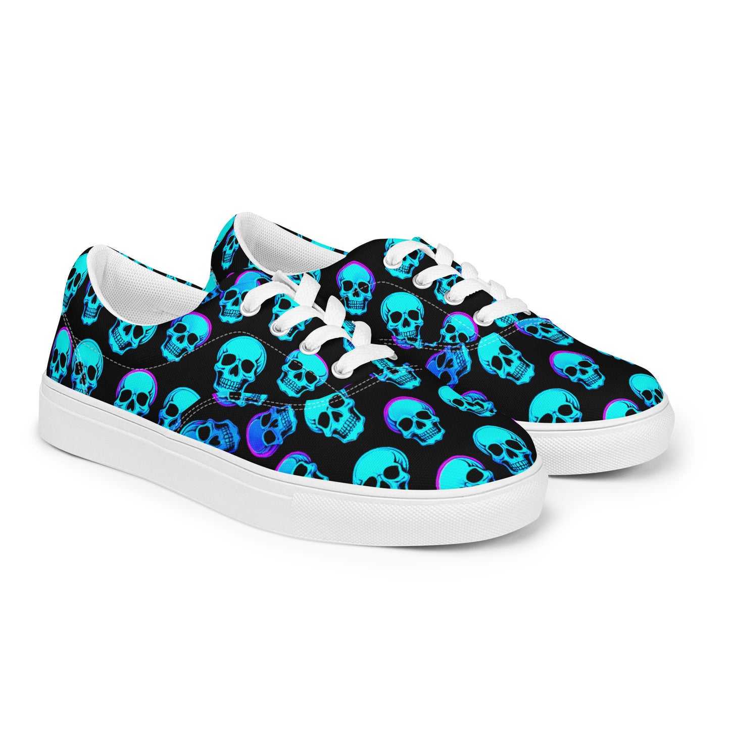 Men's Neon Skull Sneakers