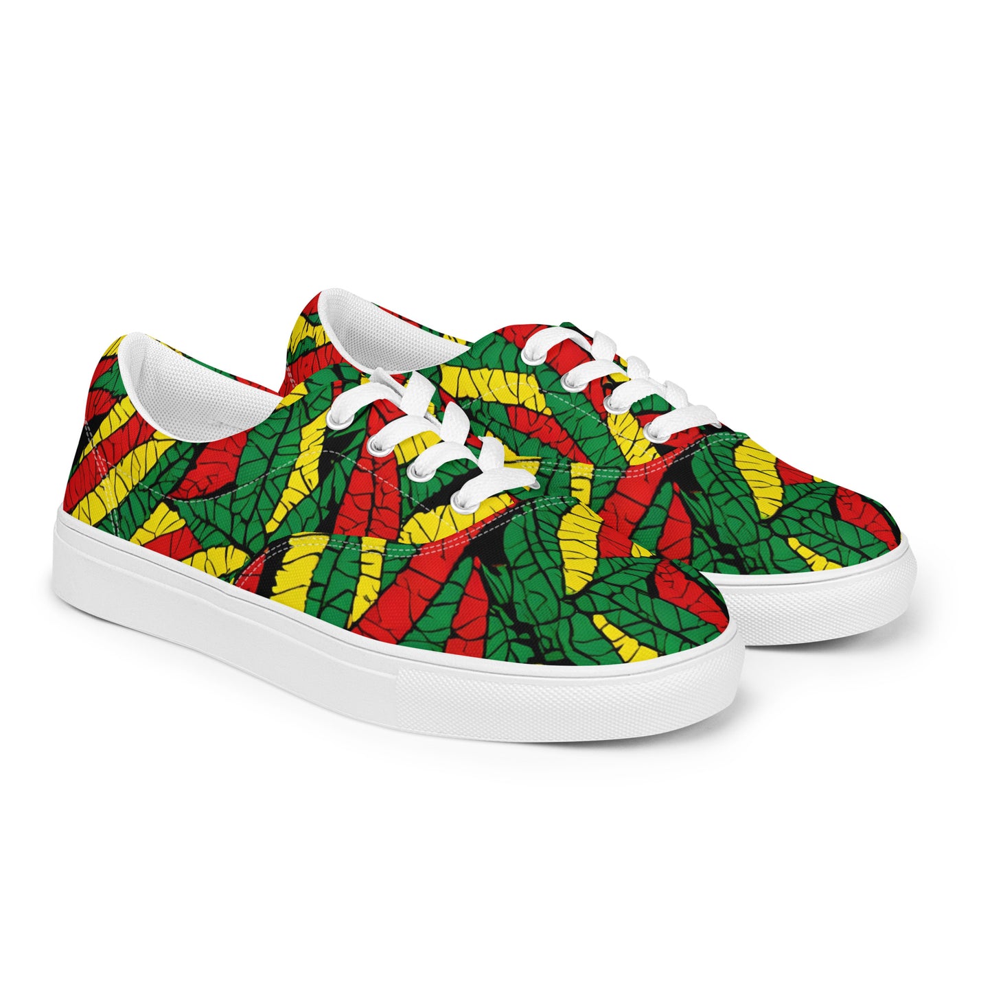 Men’s Rasta Print Sneakers