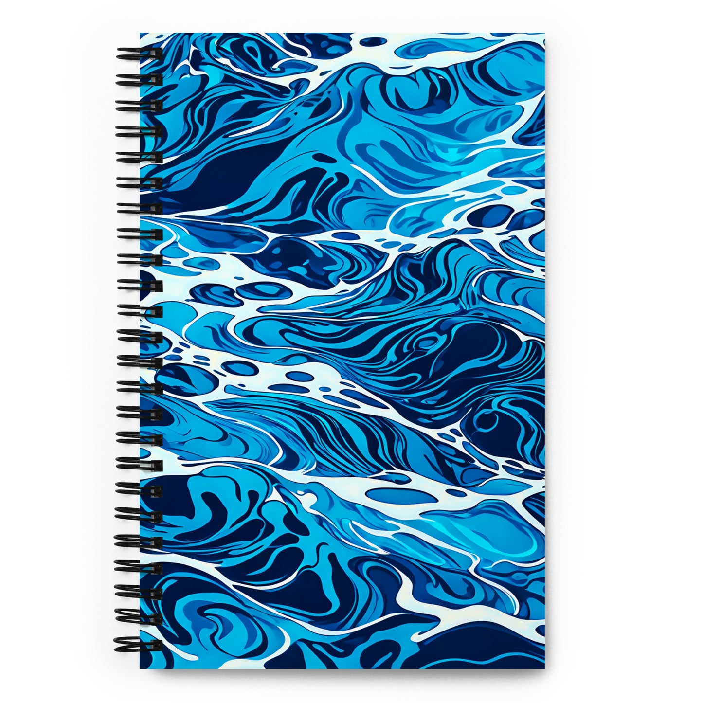 Pool Water Spiral notebook