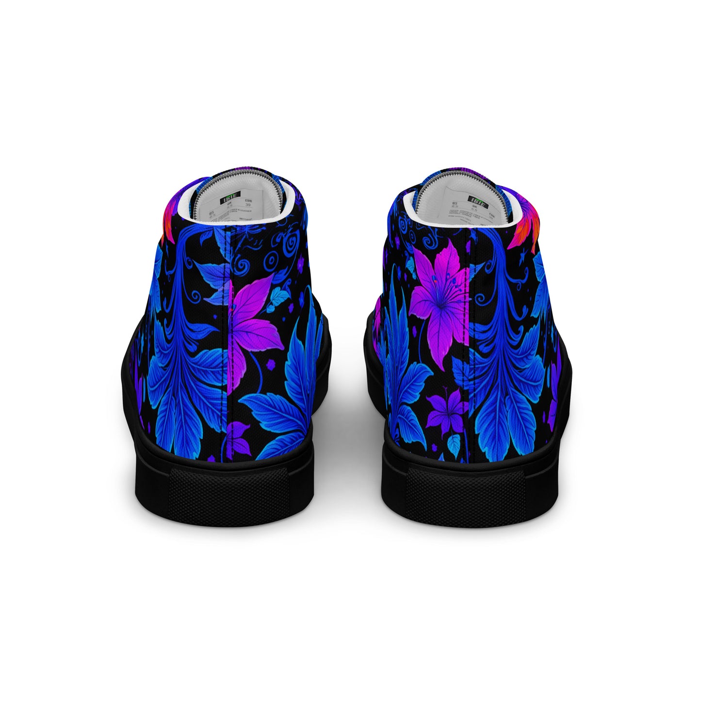 Women’s Ultraviolet Floral high top canvas shoes