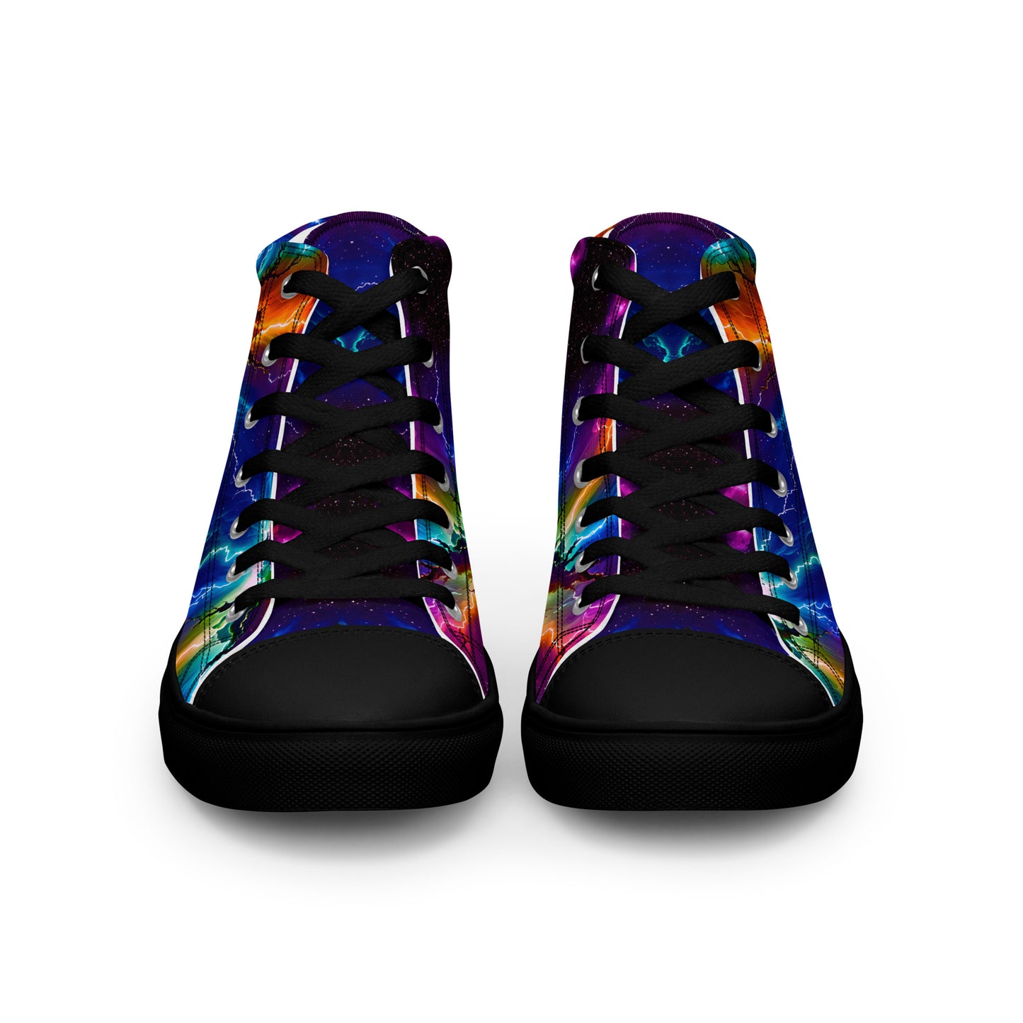 Women’s Electric Nebula high top canvas shoes