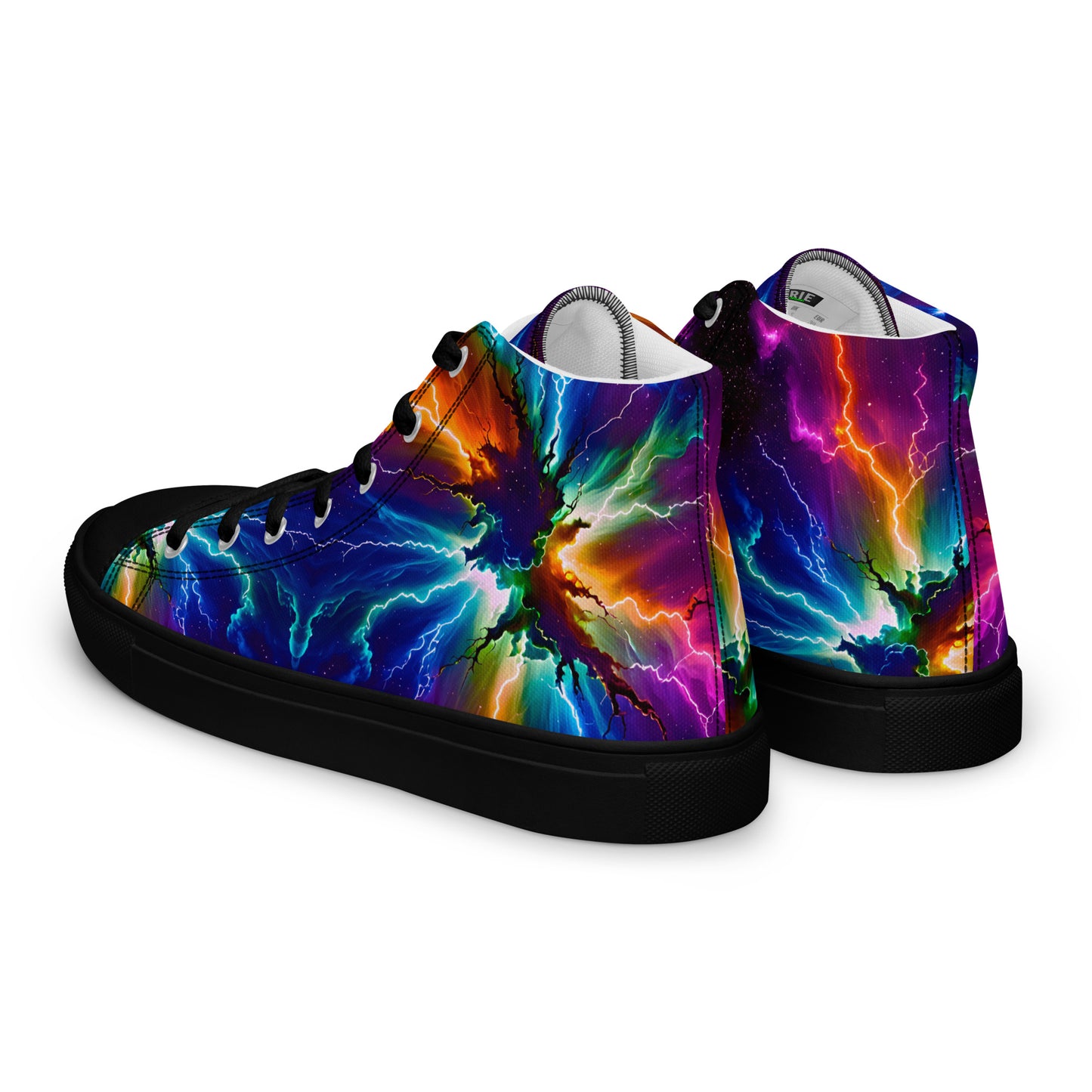 Women’s Electric Nebula high top canvas shoes