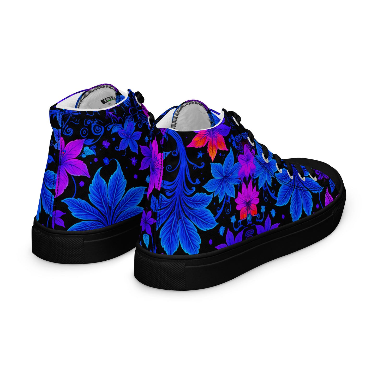 Women’s Ultraviolet Floral high top canvas shoes