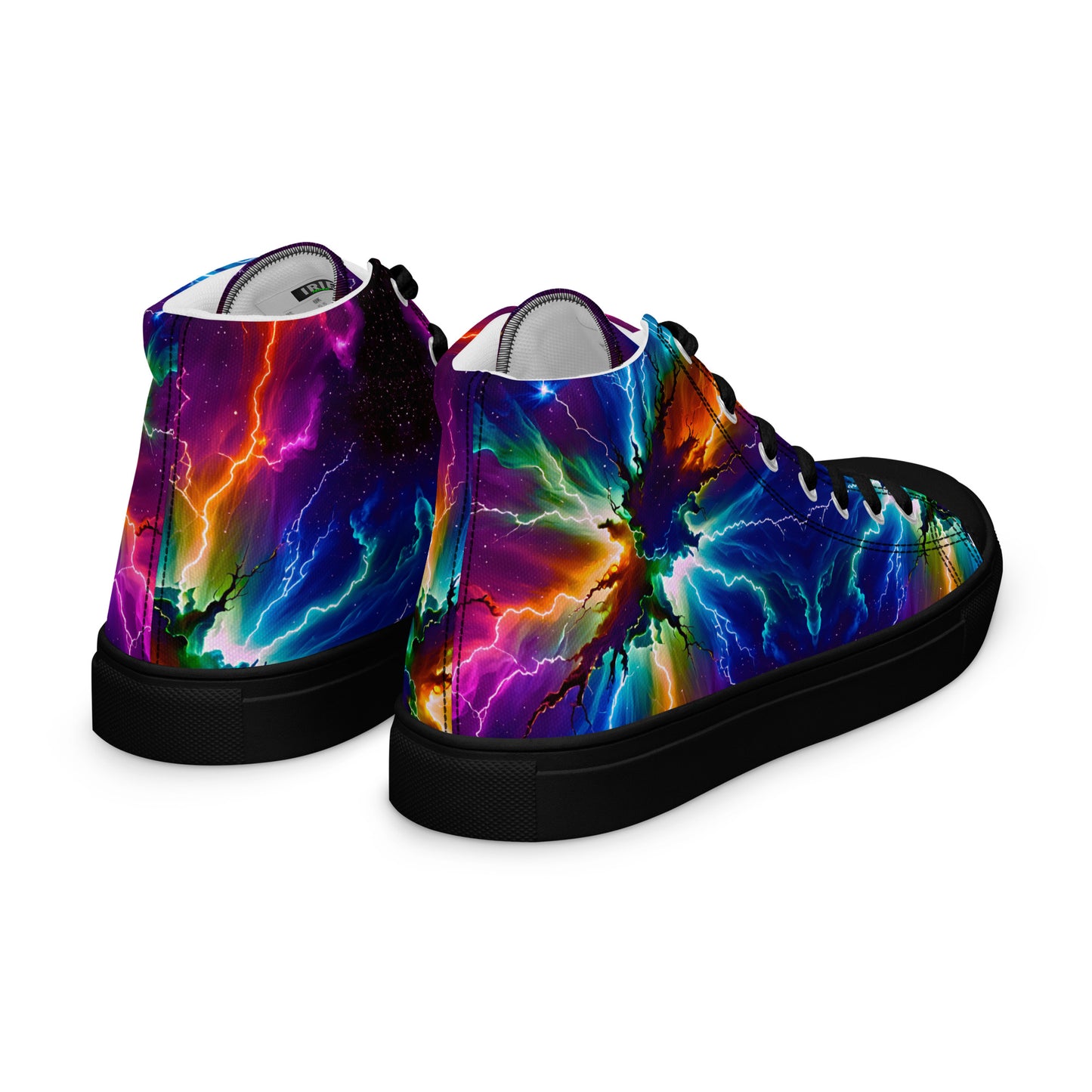 Women’s Electric Nebula high top canvas shoes